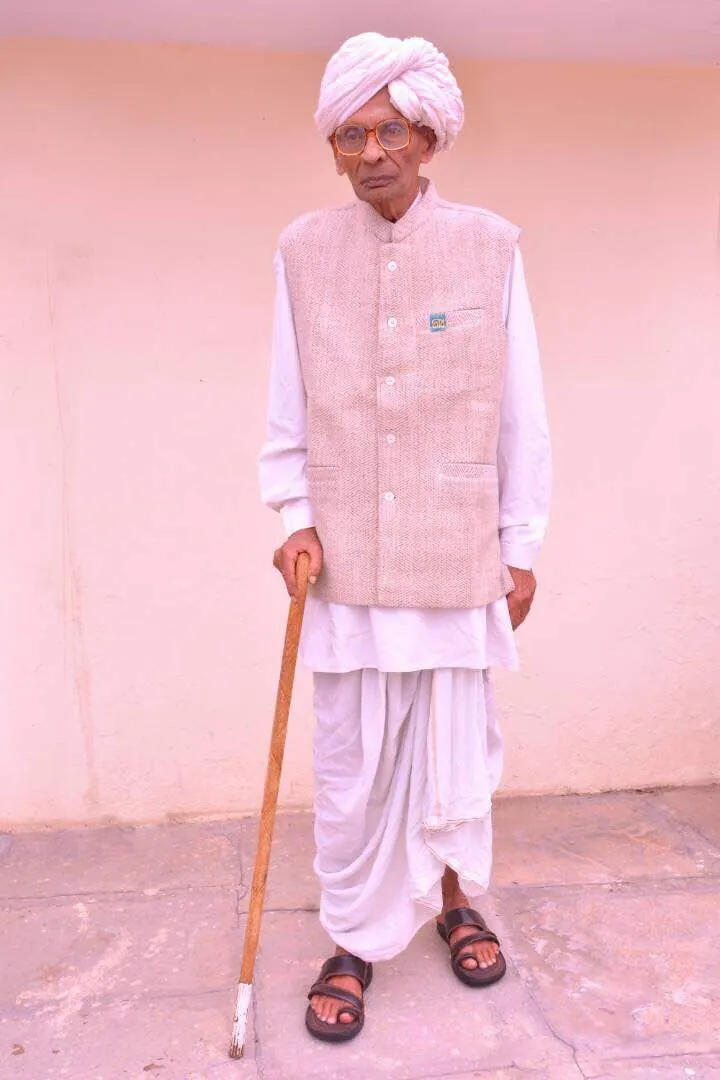 Portrait of Sri Basanagouda Mali Patil Ukkinal, in whose memory the Trust was established