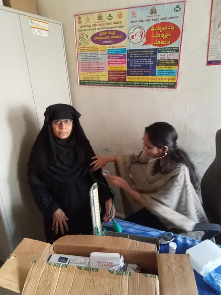 The screening team at work in Hakki Ward